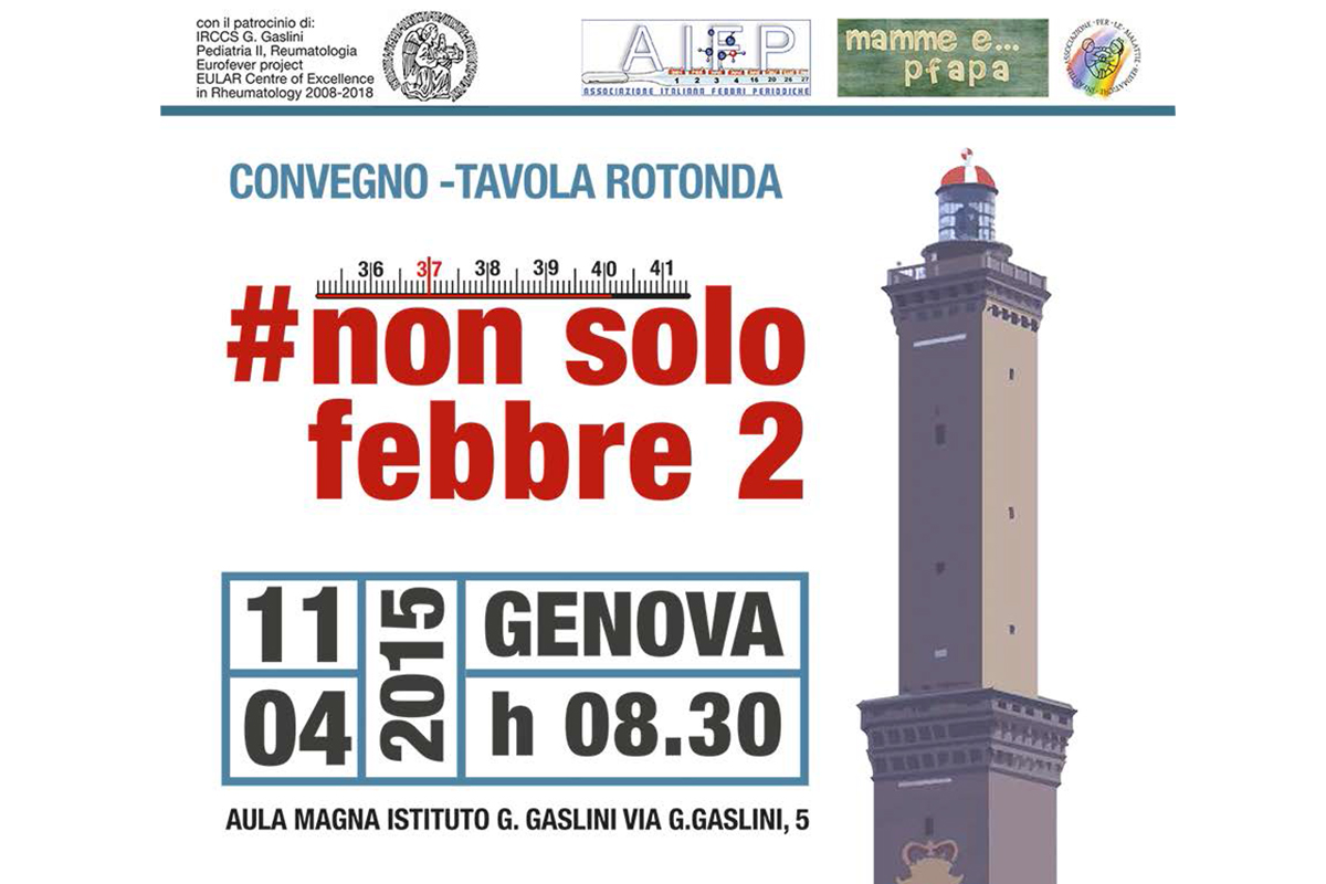 #nonsolofebbre2 – nuovo convegno a  Genova